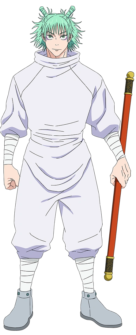 Kashimo with lightning crackling around him