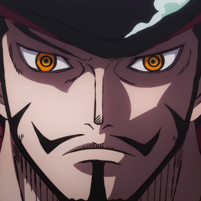 Dracule Mihawk — the world's greatest swordsman and the ultimate goal Roronoa Zoro has sworn to surpass