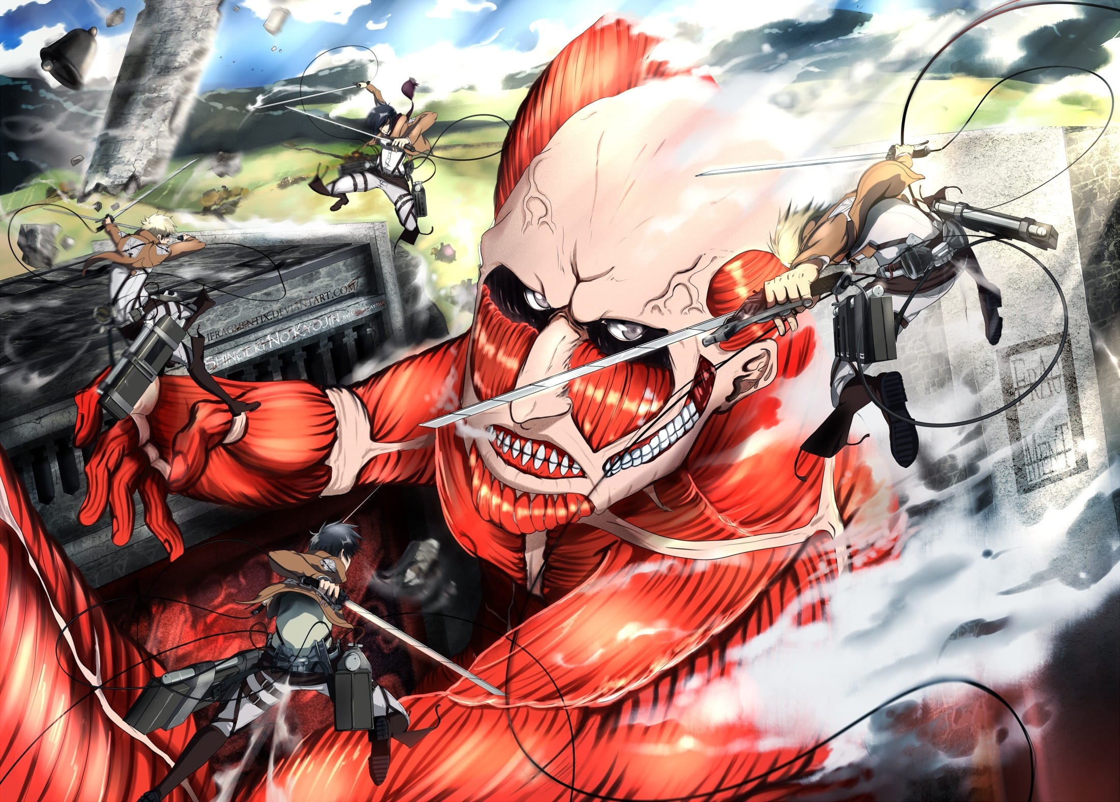 Attack on Titan anime soundtrack art