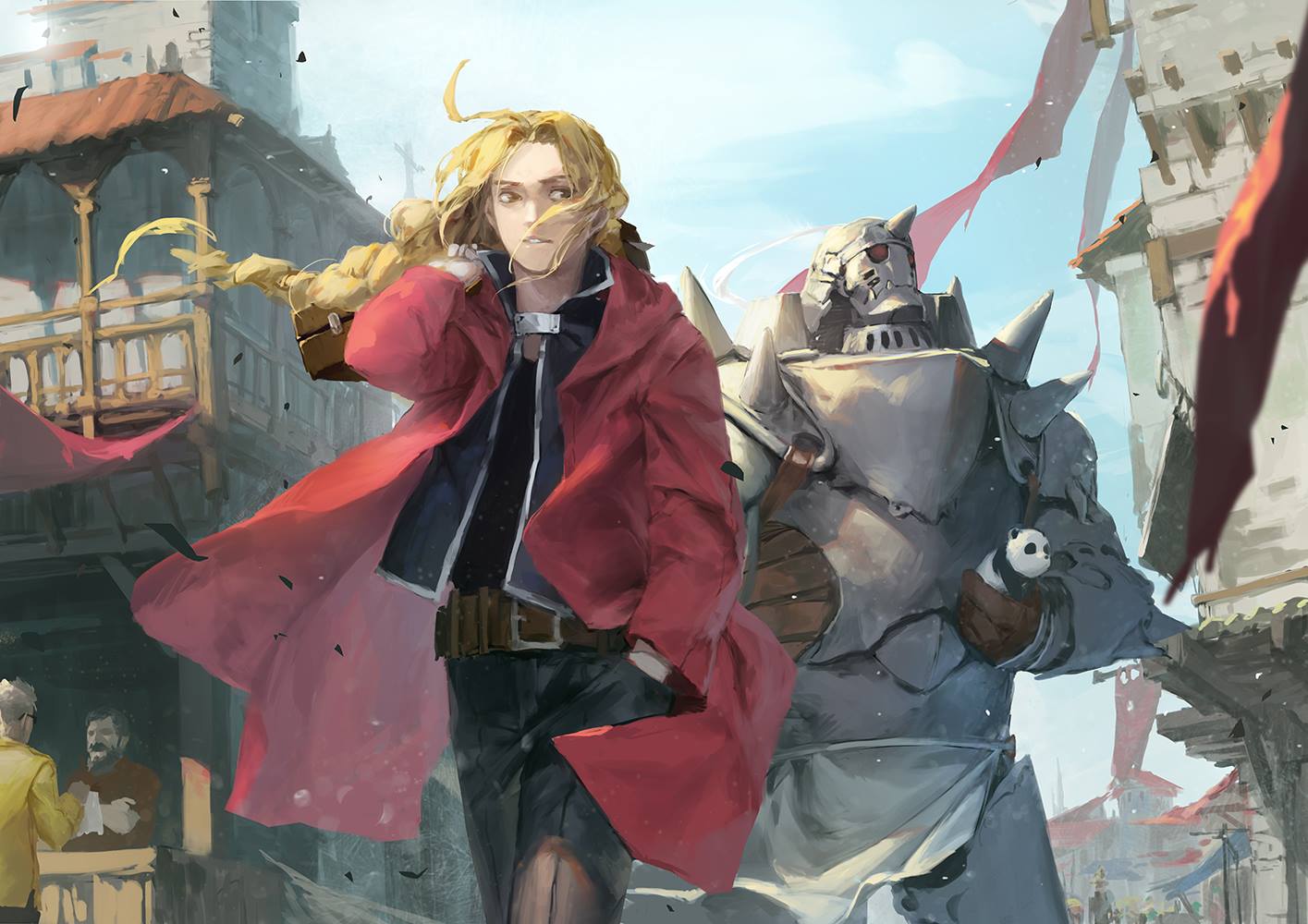 Edward and Alphonse Elric from Fullmetal Alchemist Brotherhood