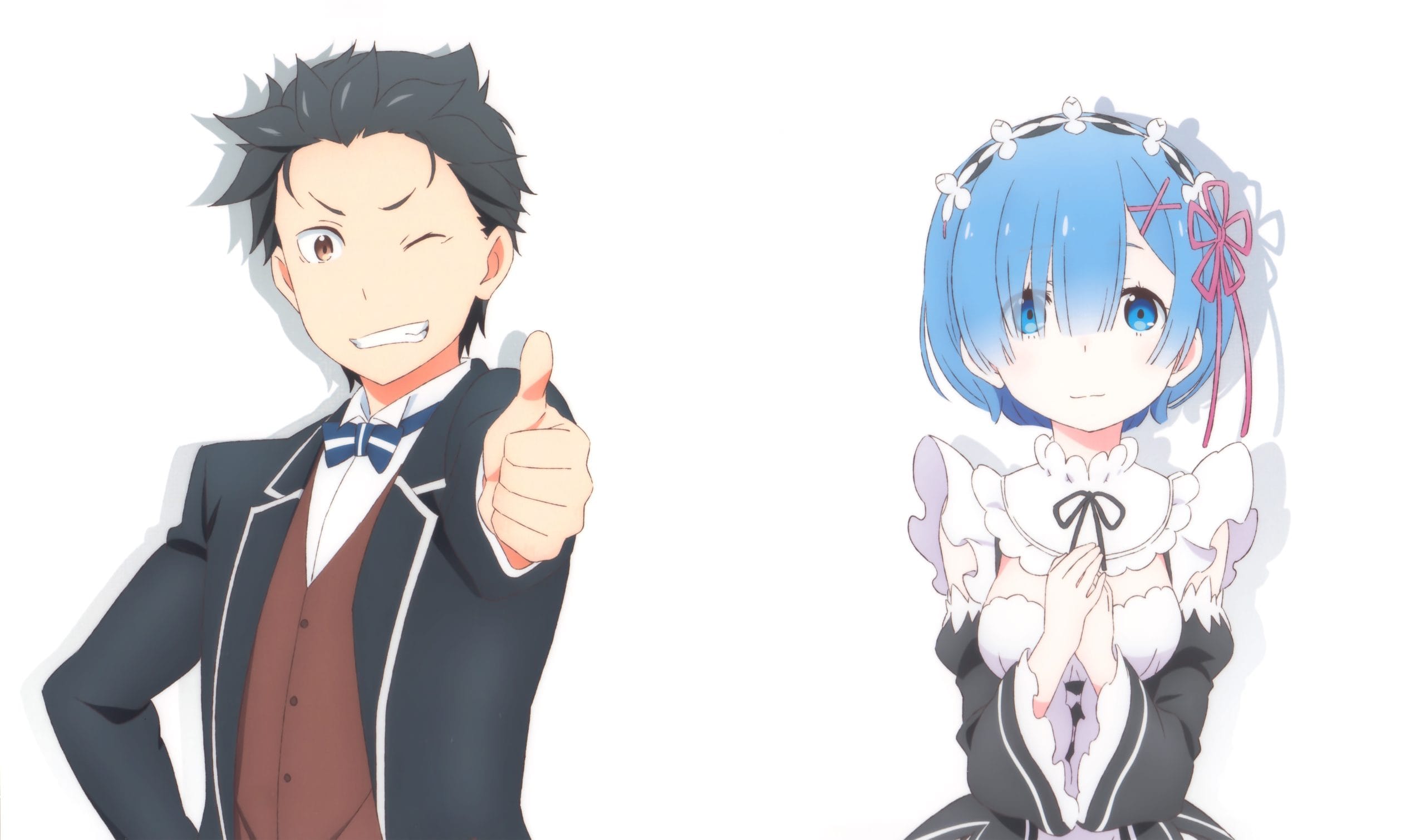 Subaru Natsuki character art from Re:Zero