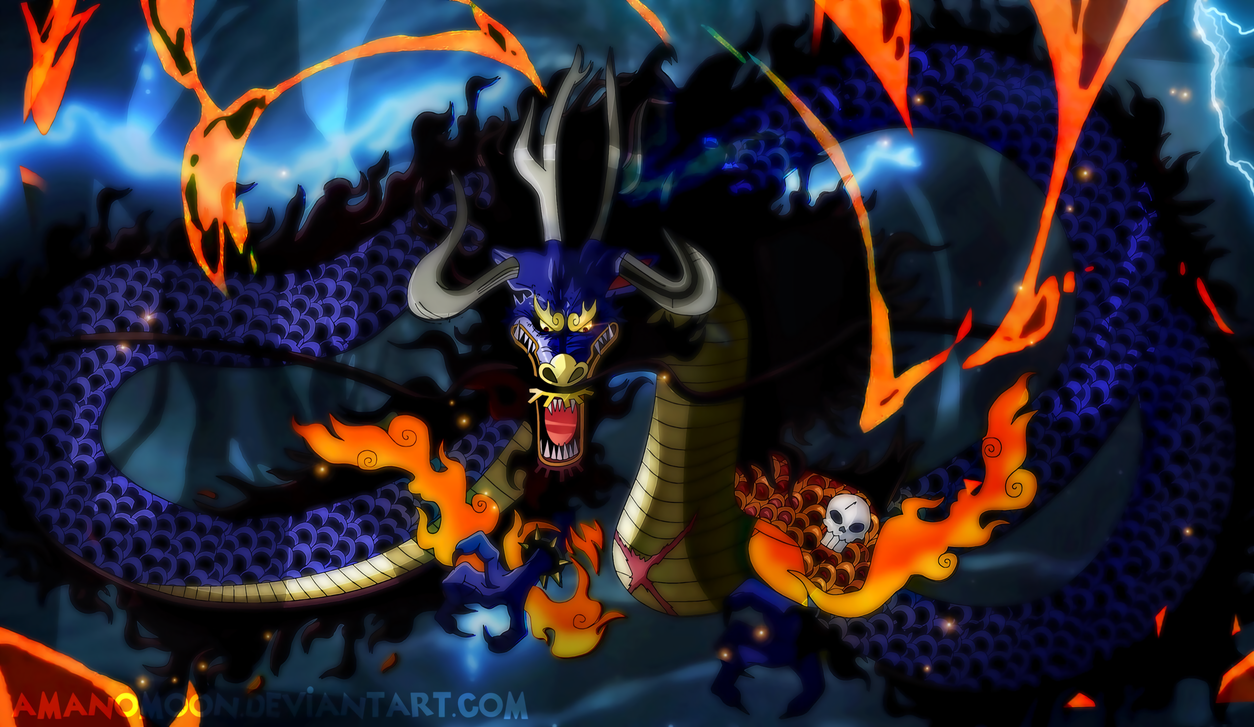 One Piece Wano artwork