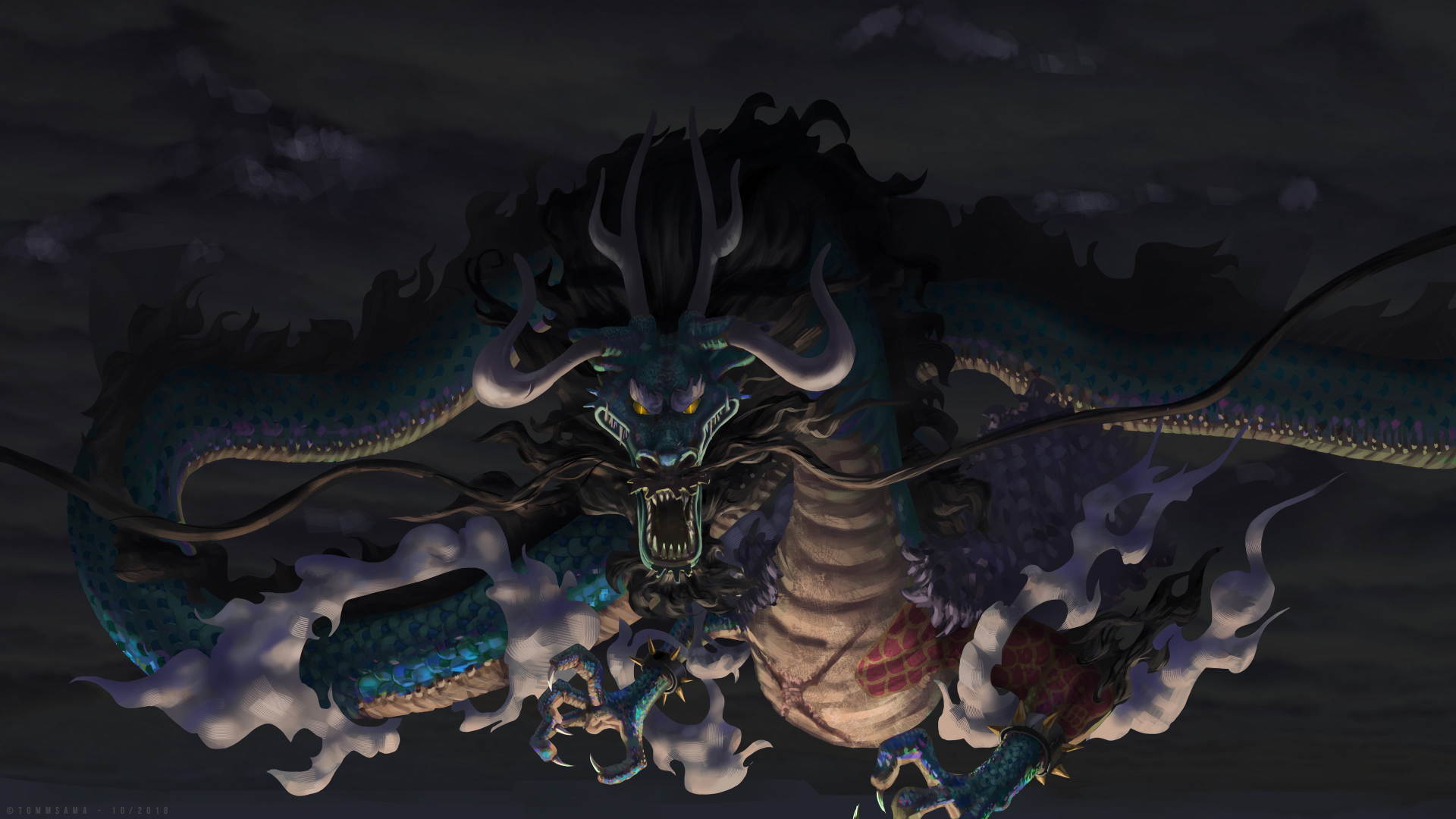 One Piece Wano artwork