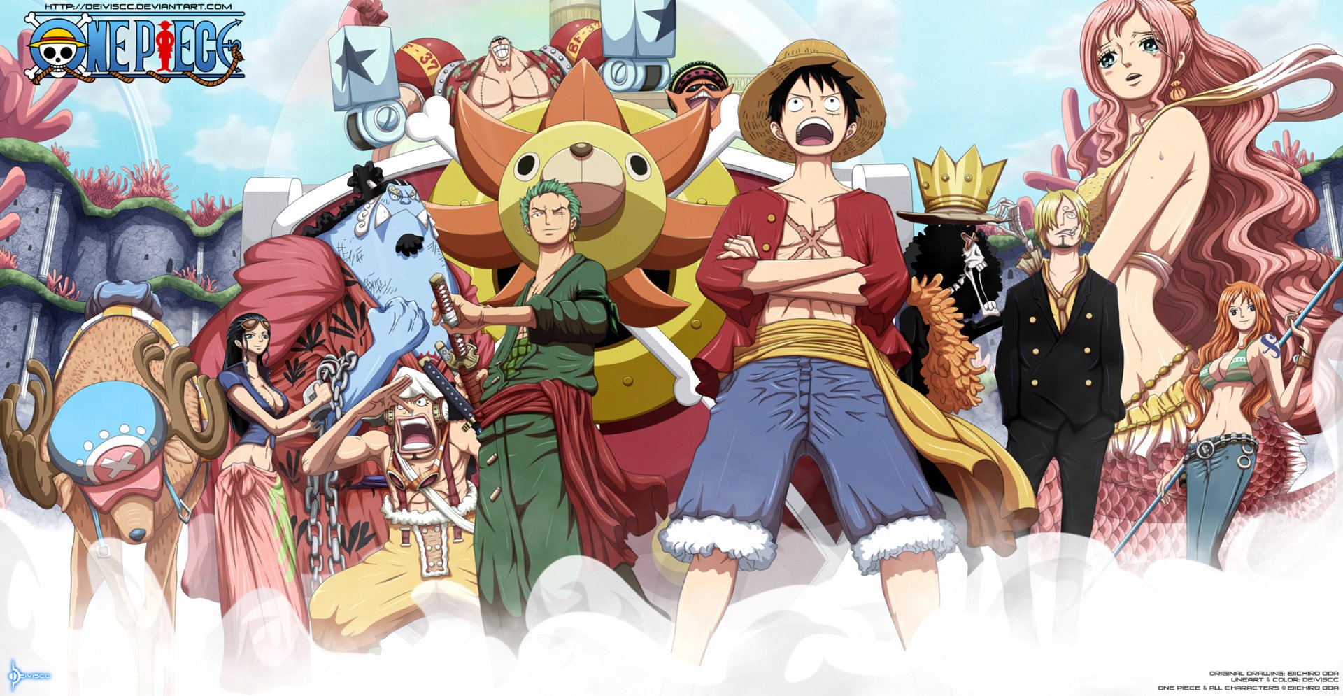 One Piece Water 7 artwork