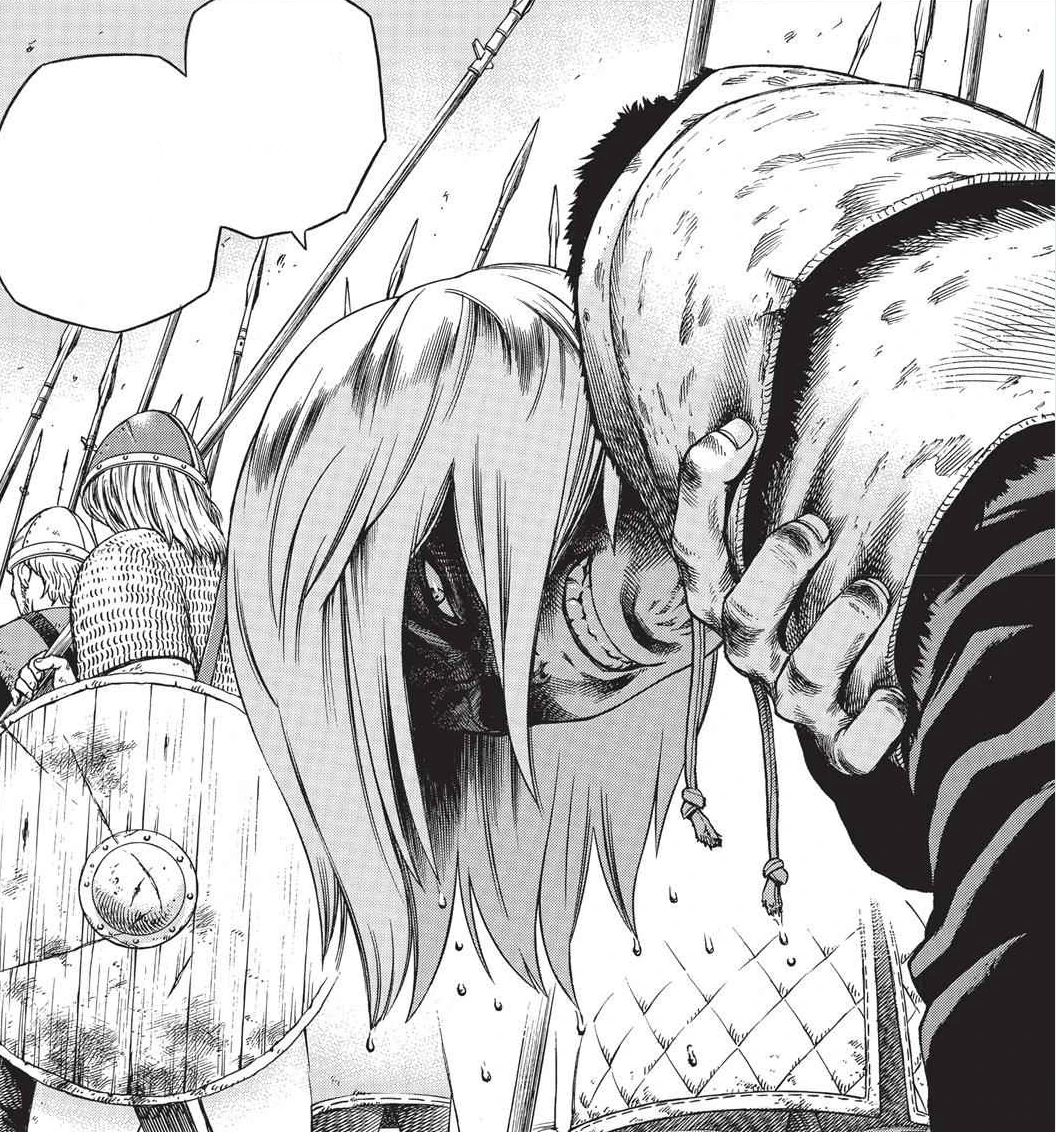 Thorfinn questioning the meaning of war