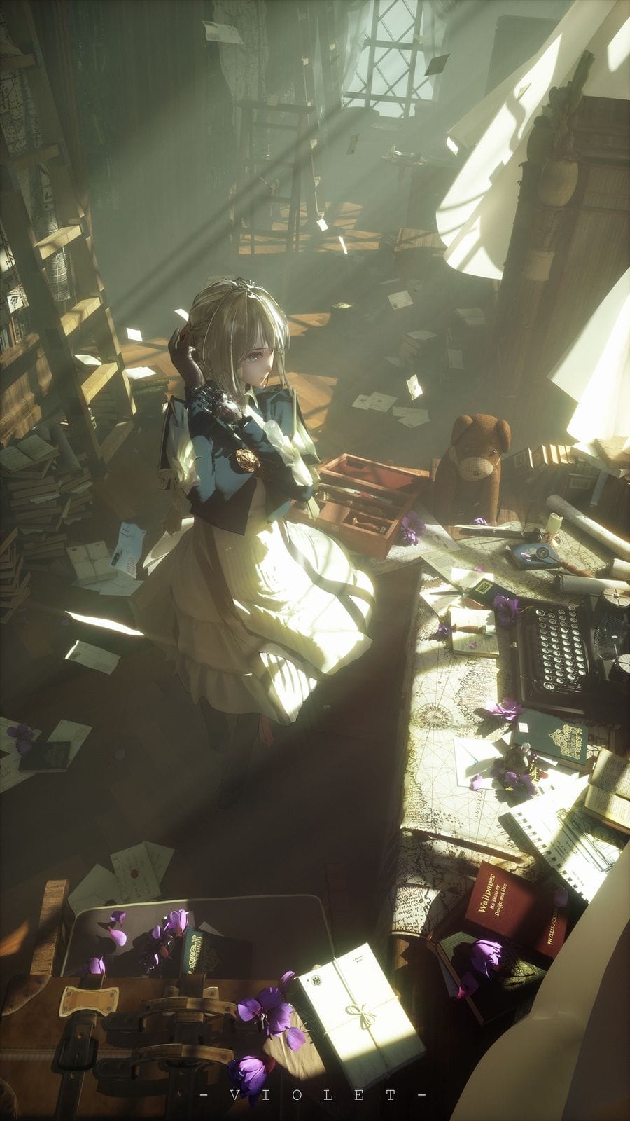 Violet Evergarden anime art