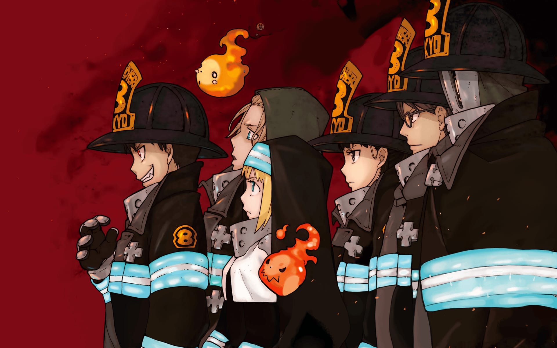 Fireforce anime scene