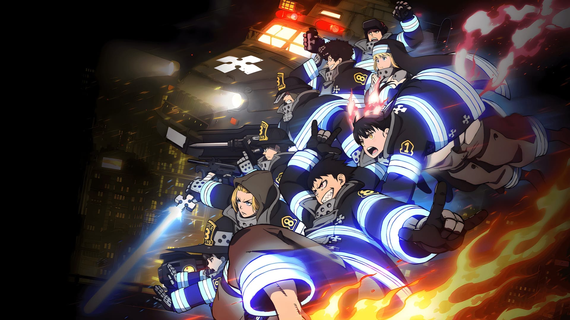 Fireforce anime scene