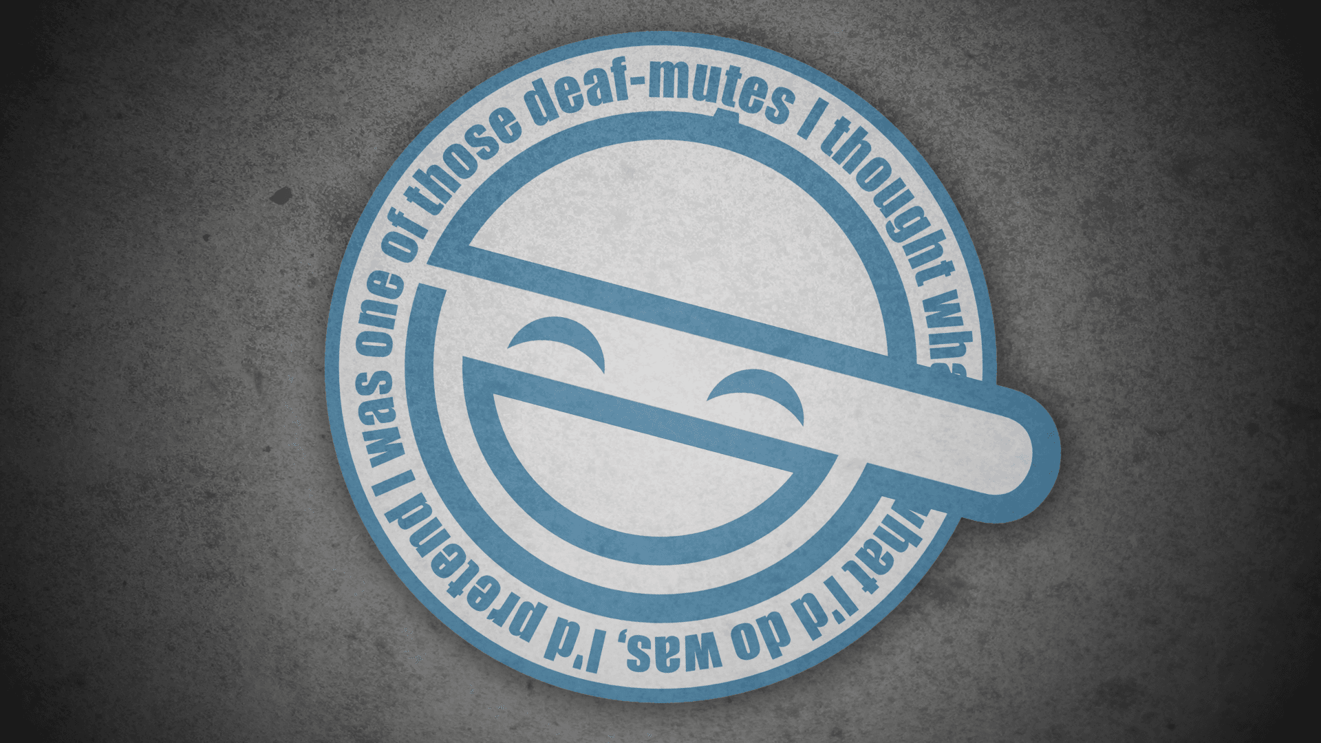 Laughing Man logo Ghost in the Shell