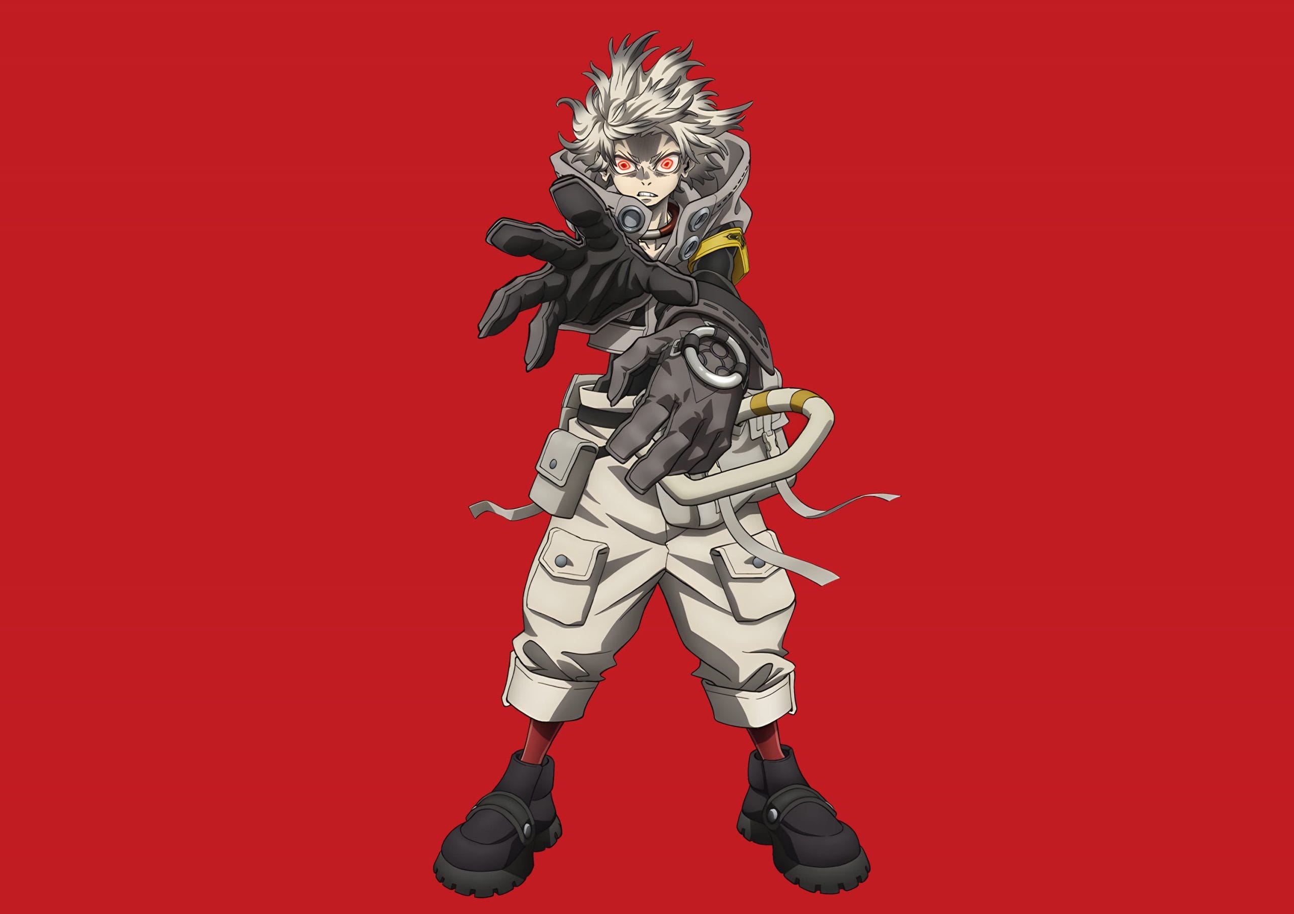 Rudo from Gachiakuta in a gritty pose