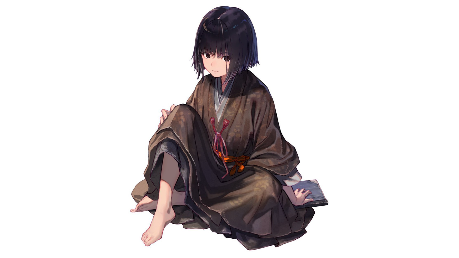 Wolf and Kuro from Sekiro Shadows Die Twice in a playful character sketch